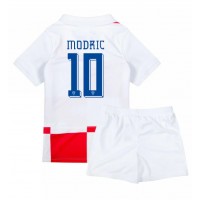 Kroatia Luka Modric #10 Koti Peliasu Lasten EM-Kisat 2024 Lyhythihainen (+ Lyhyet housut)